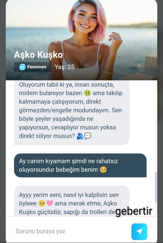 Aşko kuşkoyu neden rahatsız ediyorsunuz sapık mesajlarınızla, aşko kuşko itiraf etti erkekler ne zaman akıllanacaksınız?