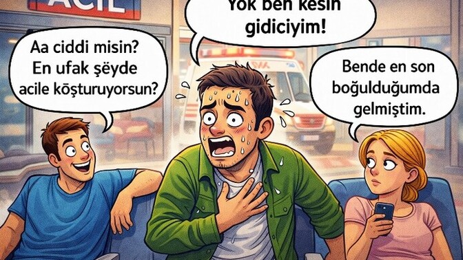 Acile en çok hangi rahatsızlık da gidiyorsunuz?