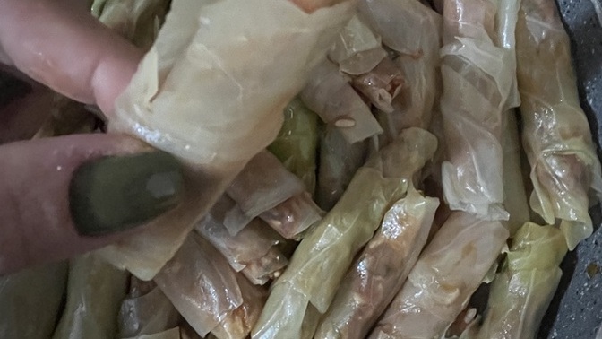 Sarma sardım yer misiniz?