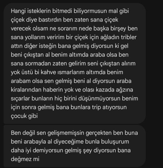 Boyle biriyle iliski yaşamaya çalıştım ben?