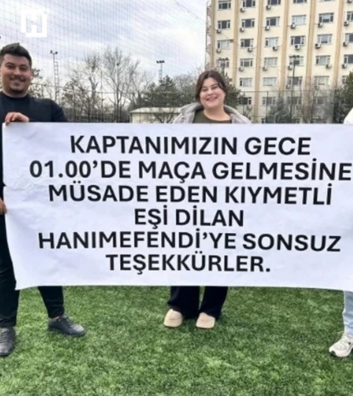 Eşiniz ya da sevgiliniz gece 01.00’de halı saha maçına gitse izin verir misiniz 😄?