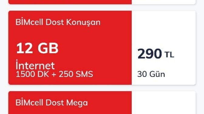 Kullanmış olduğunuz GSM operatörün paket fiyatları nasıl?