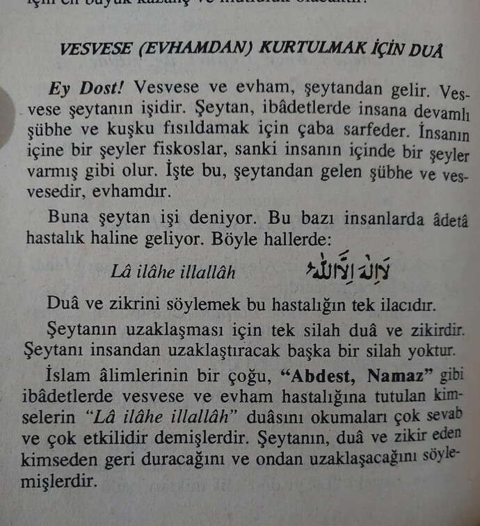 Vesveseden delirecek duruma geldim lütfen yardım edin ne yapabilirim?