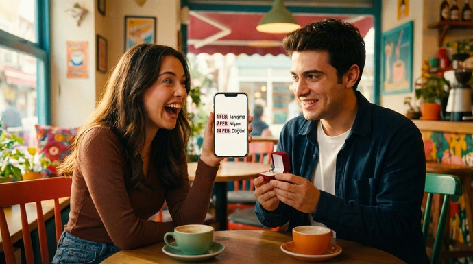 1 Şubat tanış, 14 Şubat evlen: Bu hızdaki bir ilişkiye var mısın 💍😅?
