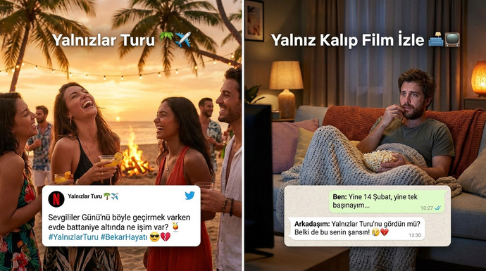 Yalnızlar Turu haberi viral oldu, bekarlar bu fikre sıcak bakar mı? 💔✈️?