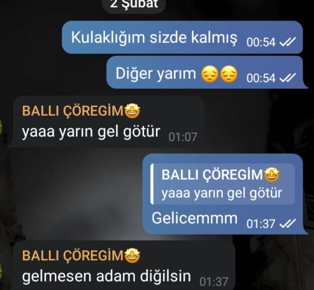 Onun içinde bi saat yürüyecem şimdi