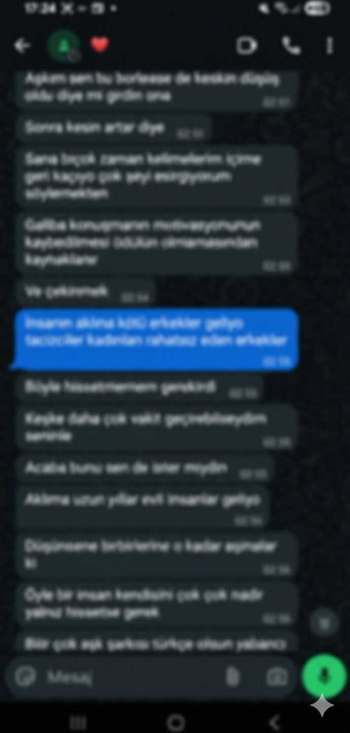 Günde 30 katı kadar art arda mesaj almak takıntı belirtisi mi sizce?