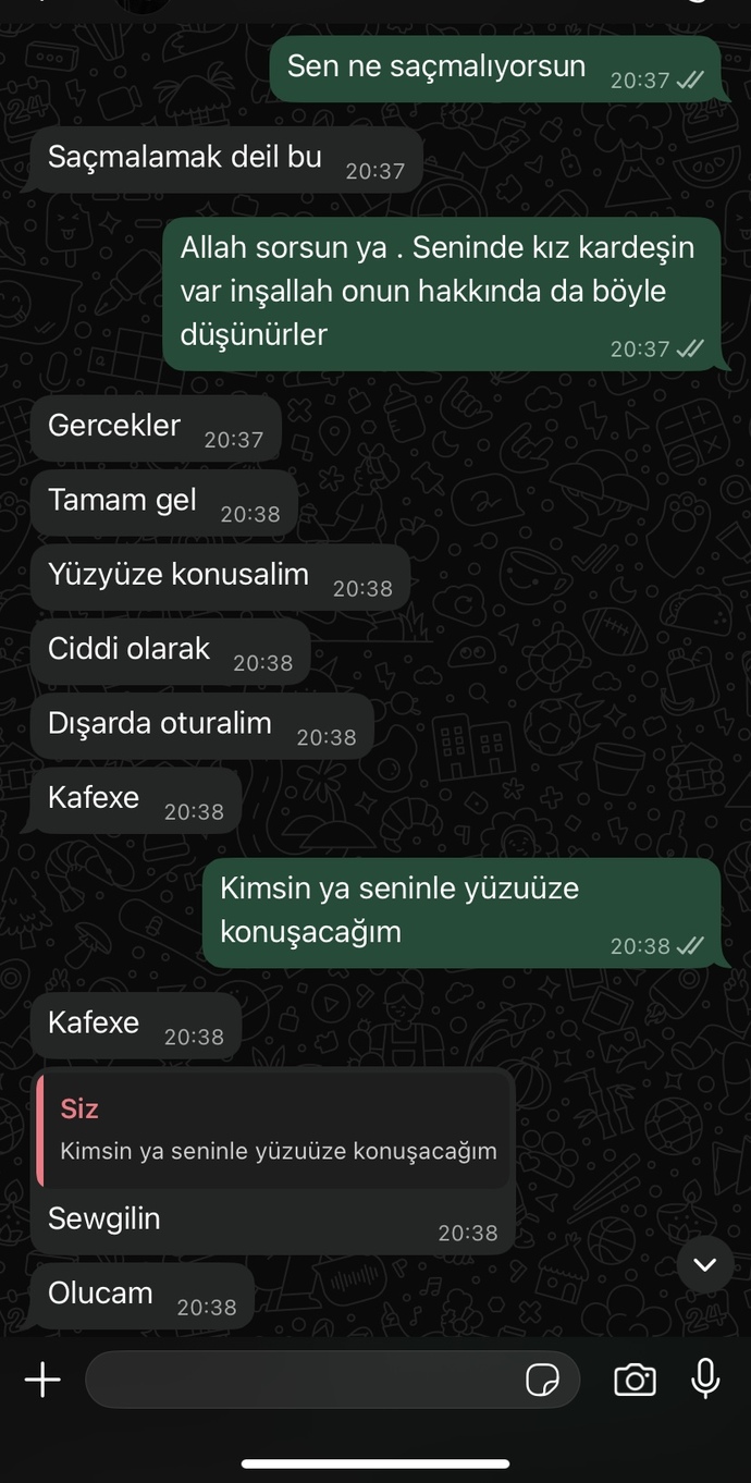 Bu herifle buluşayım mı?