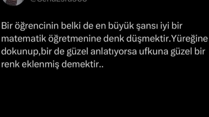 Hayatınız matematiğin hangi konusu ?