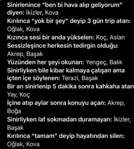 Burçların gerçek tepkileri sence doğru mu yanlış mı hadi doğru veya yanlış yaz?