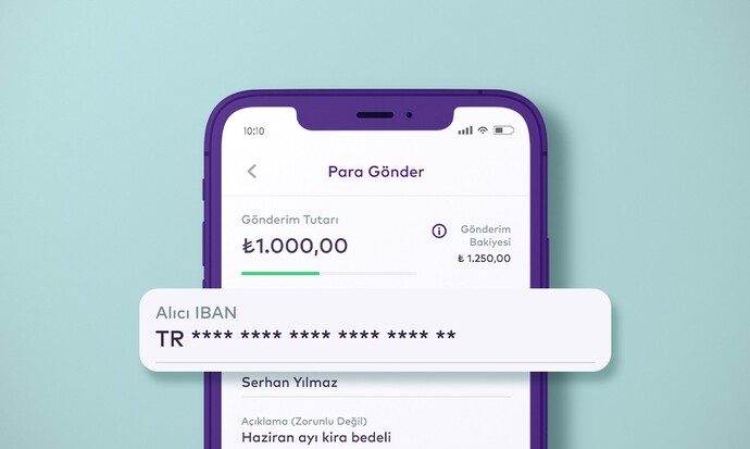 İbanını gönder, sana para atayım deseydim, benimle ibanını paylaşır mıydın?
