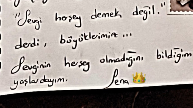 Geceye değil ama güne bir söz bırak?