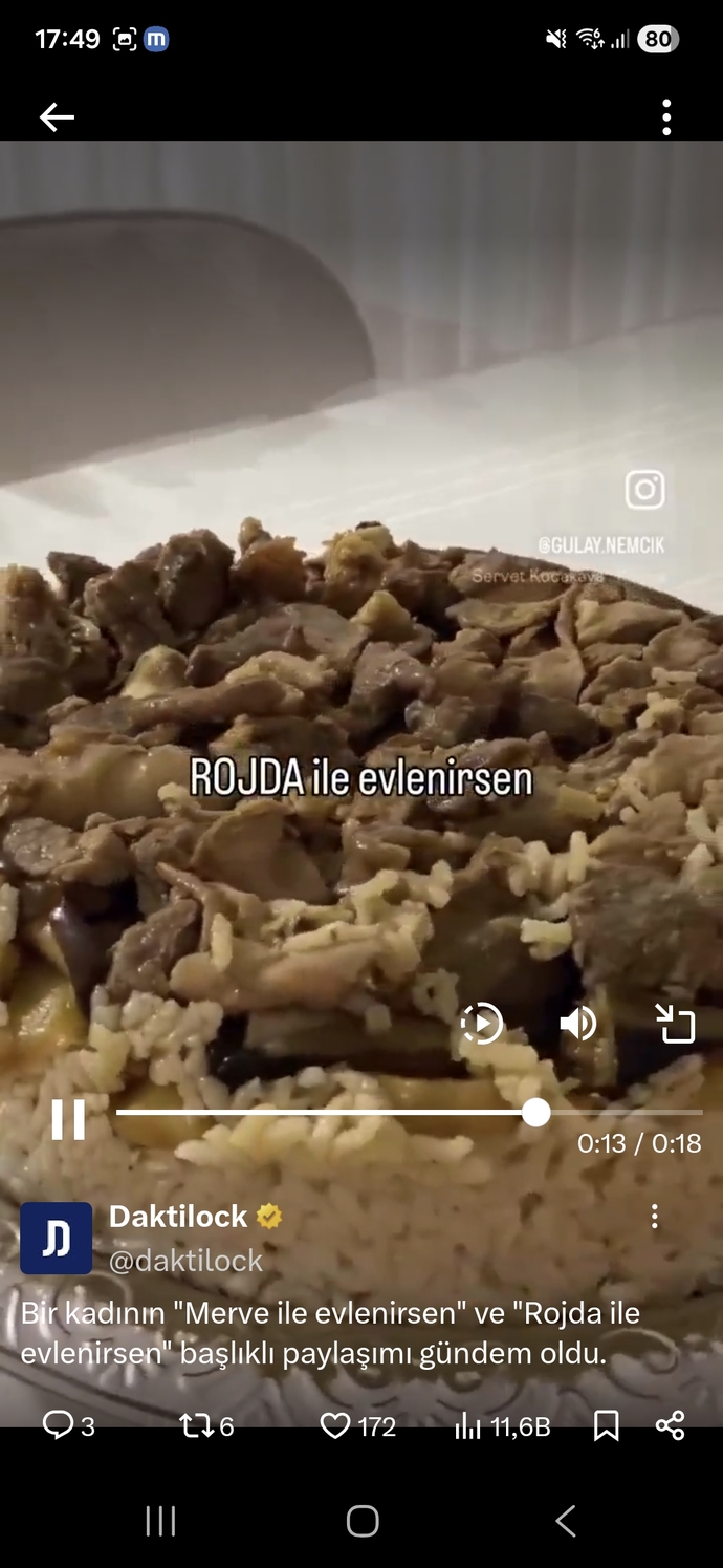 Türk kızları yemek yapmayı bilmiyor mu?