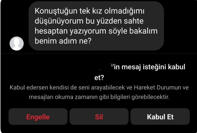 Böyle bir mesaj alsanız ne yaparsınız?