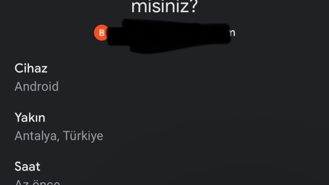 Gecenin bir vakti mailim çalmaya mı çalışıyorlar, hesabım mı hackleniyor?