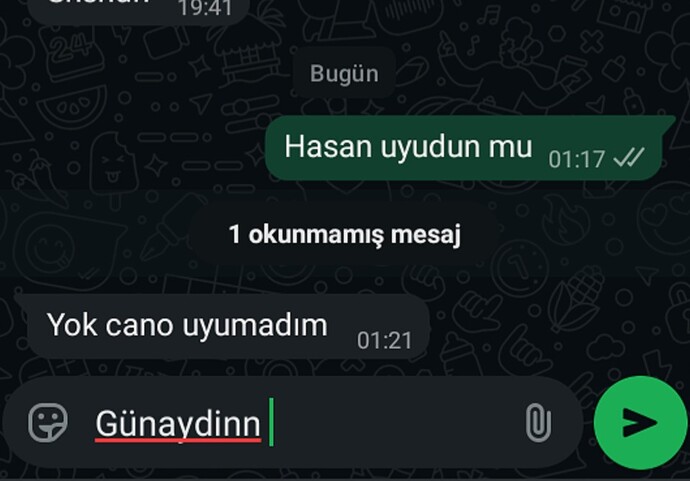 Mesajı unutunca, sonradan yazarken akışına mı bırakıyorsunuz , yoksa ne yazsam diye mi düşünüyorsunuz?