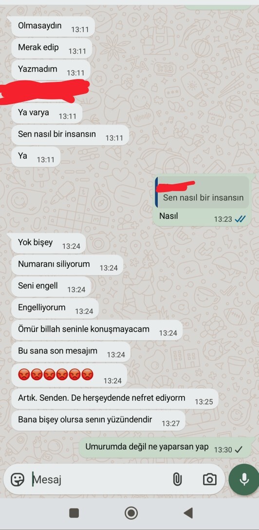 Çok büyük bir hata yaptım ona inanarak sozlenmeden önce beni sevdiğini söyledi ailesinin zoruyla evlendiğini ve vazgeçecegini?