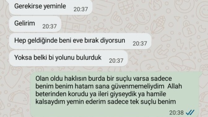 Çok büyük bir hata yaptım ona inanarak sozlenmeden önce beni sevdiğini söyledi ailesinin zoruyla evlendiğini ve vazgeçecegini?