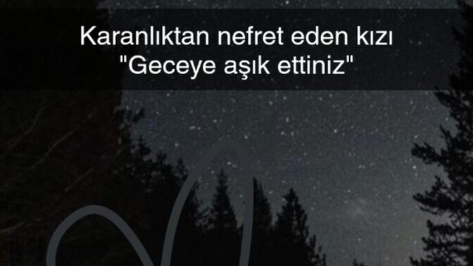 Gece olunca kalbine düşen biri oluyor mu?