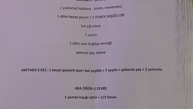 Bu listeyle gerçekten kilo verilir mi, diyet listesi yeterli olur mu?