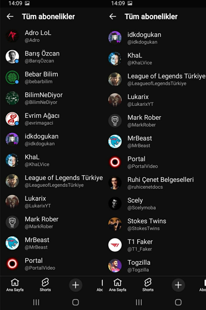 Yerli, yabancı YouTube kanalı önerir misiniz bana?