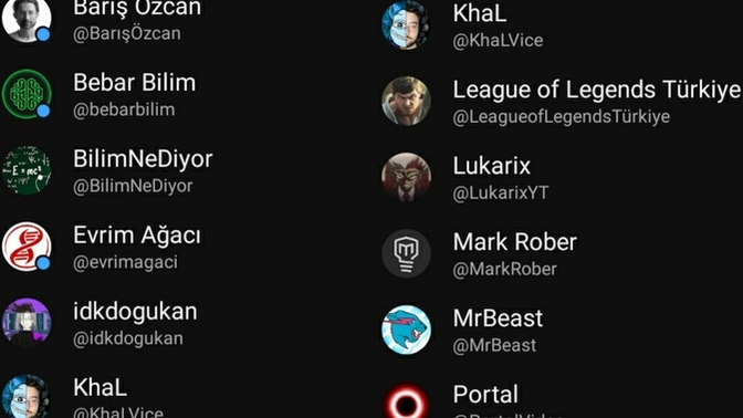 Yerli, yabancı YouTube kanalı önerir misiniz bana?