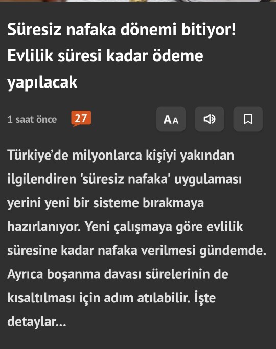 Nafaka olayına bakış açınız nedir?
