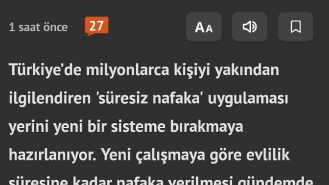 Nafaka olayına bakış açınız nedir?