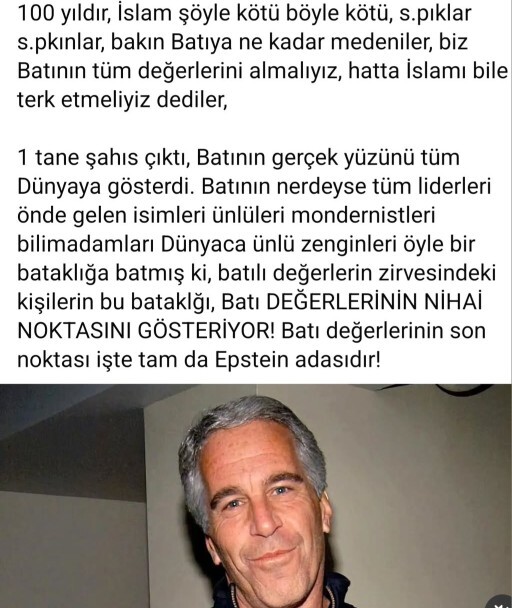 Epistein ve gazze katliamı Batıyı dünya gözünde ne hale getirdi sizce?