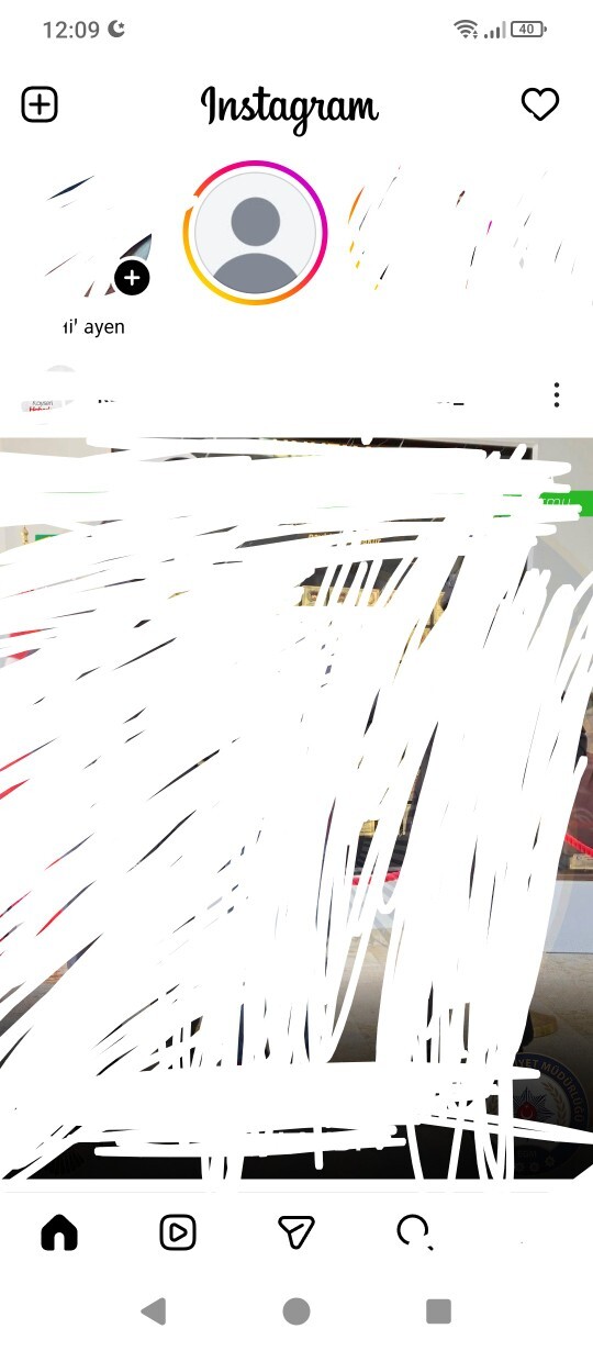 Instagram sizde de böyle mi şu an?