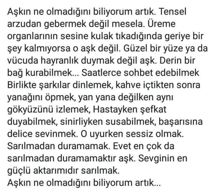 Size göre aşk ne ifade ediyor?