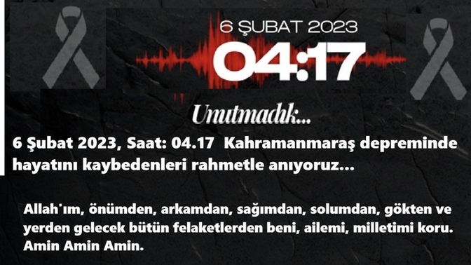 6  Şubat  2023 depremini yaşayanlar, o geceyi ve sonrasını nasıl hatırlıyorsunuz?