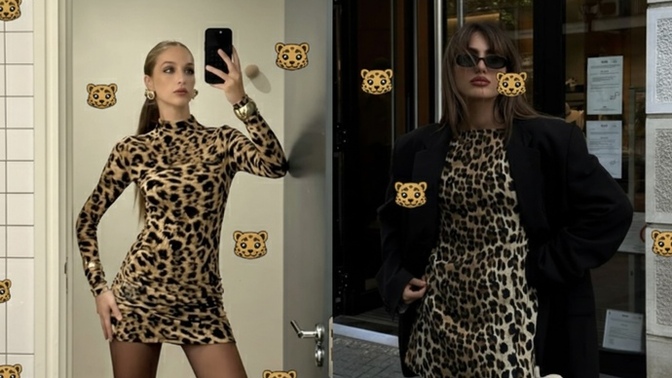 Leopar desenli kıyafet kadını daha dişi mi yoksa fazla olgun mu gösteriyor?