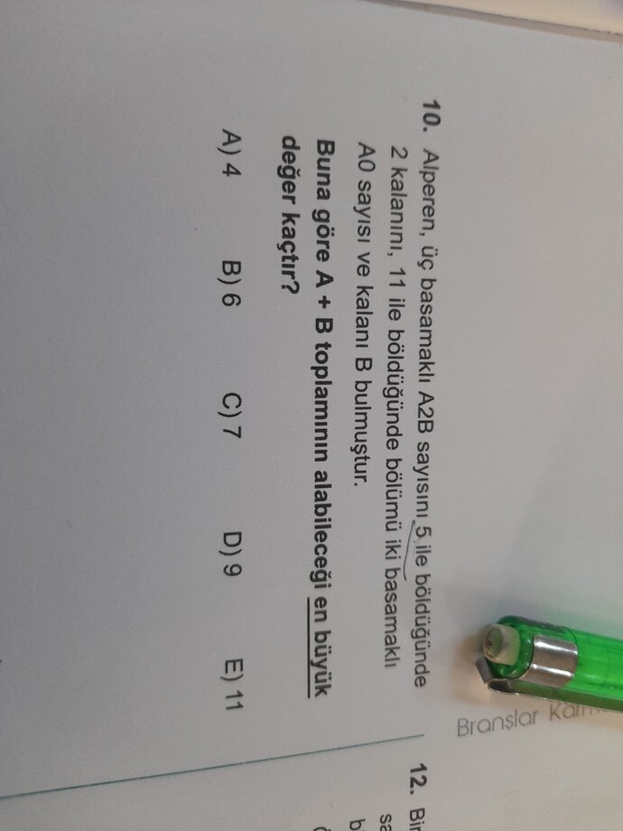 Matematik yardimi lazim?