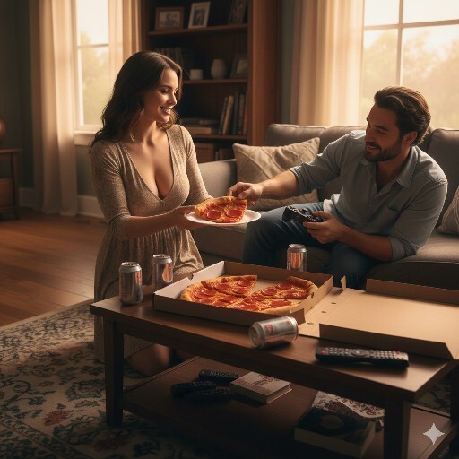 Pizza Aldım Size de Bir Dilim İkram Edebilir Miyim?