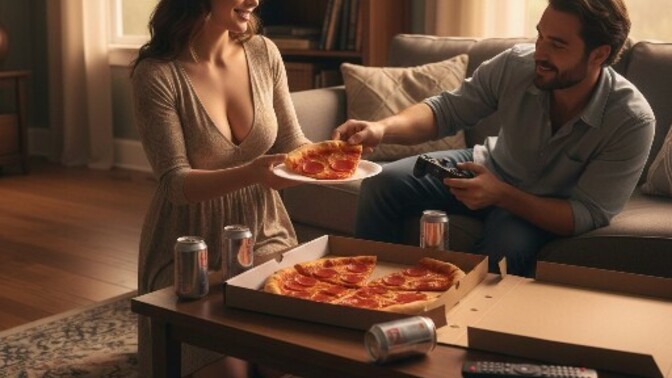 Pizza Aldım Size de Bir Dilim İkram Edebilir Miyim?