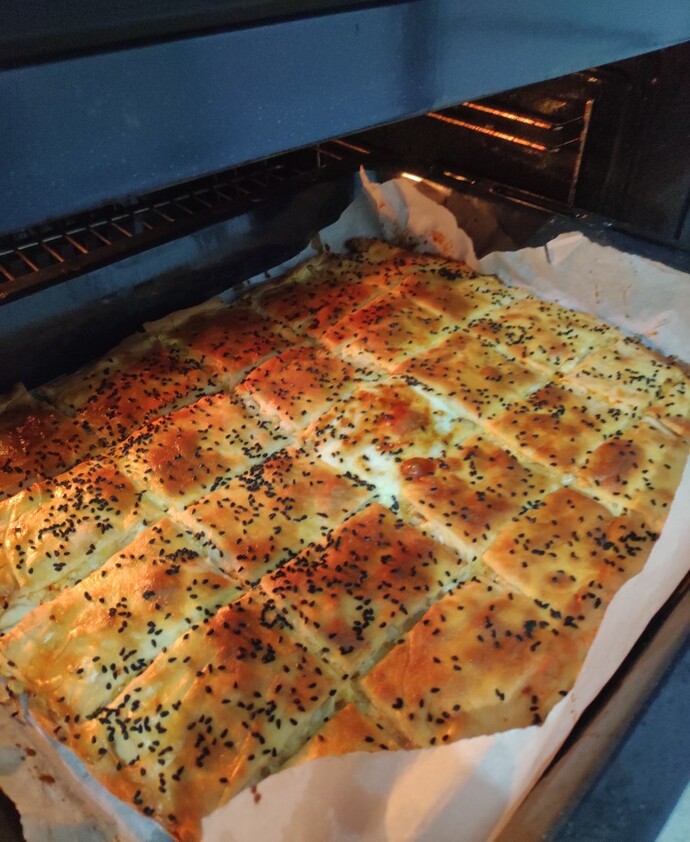 İlk defa börek yaptım nasıl olmuş?