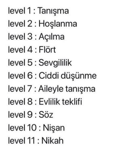 Siz kaçıncı leveldesiniz?