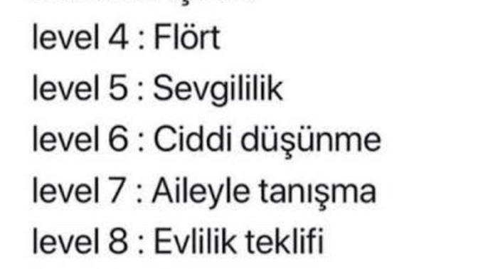 Siz kaçıncı leveldesiniz?
