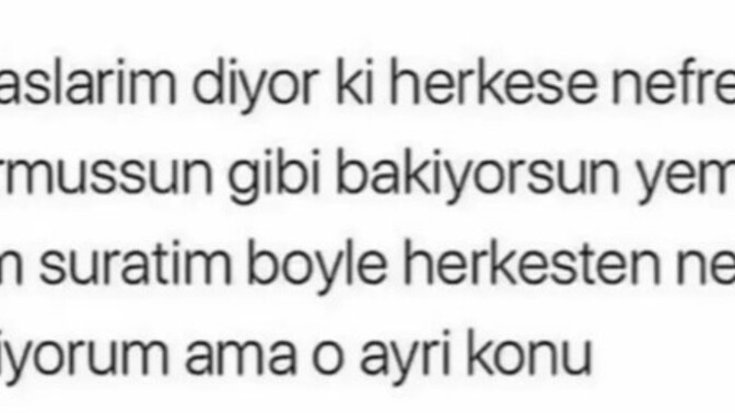 Güleryüzlü müsün, asık surat mı?