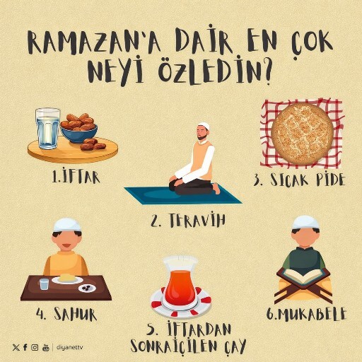 Ramazanın vazgeçilmezi nedir sizce?