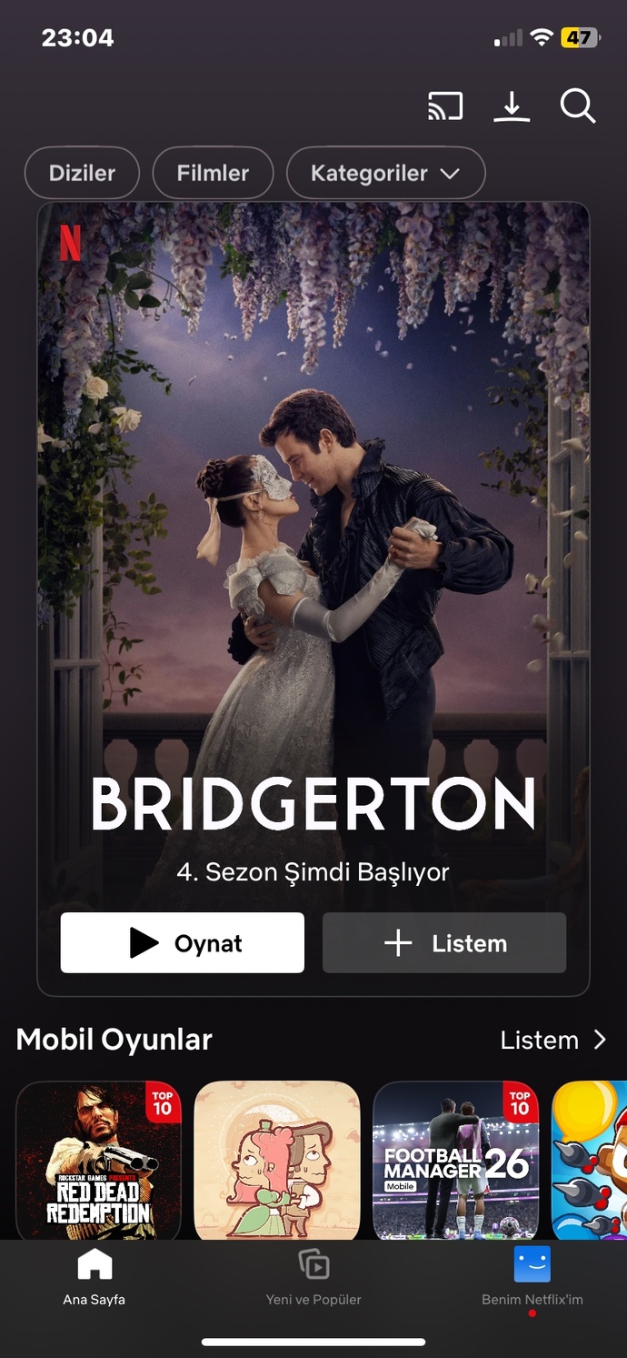 Hangi filmi önerirsin Netflixte?