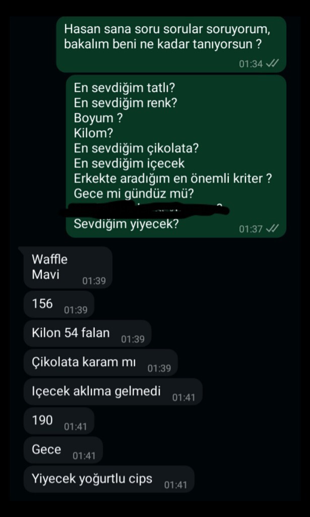Zaaflarını eksiksiz bilen biri var mı?