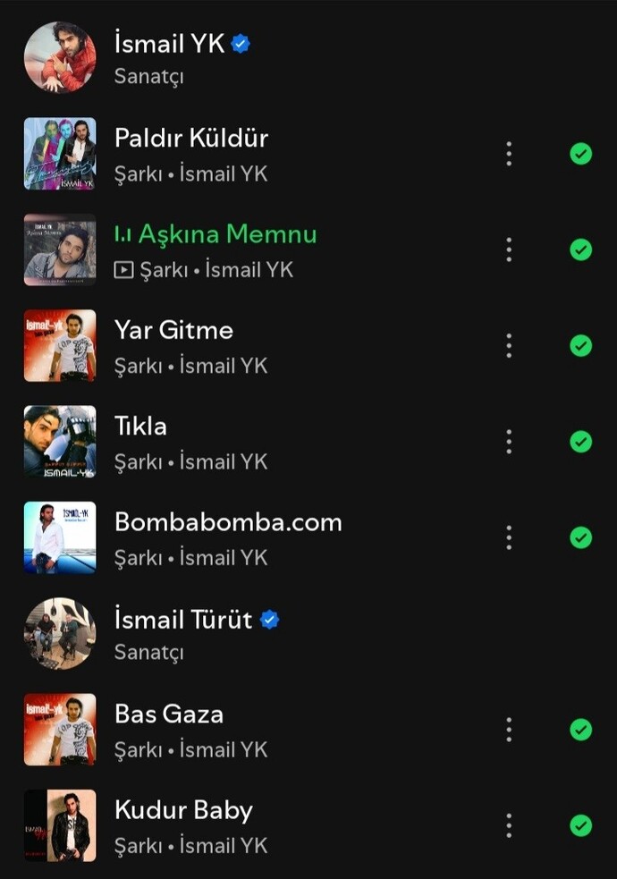 Size de ismail yk perileri geliyor mu?
