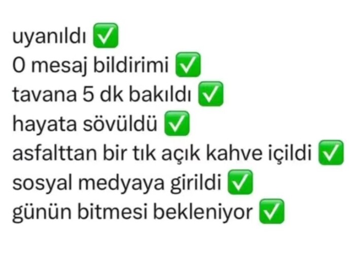 Size yazmasını beklediğiniz biri var mııı?