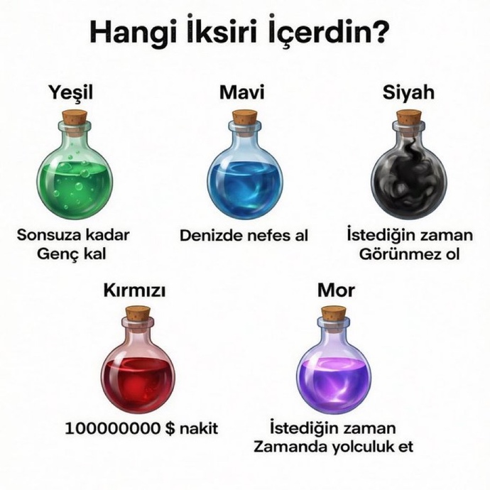 Hangi içeceği içerdin?