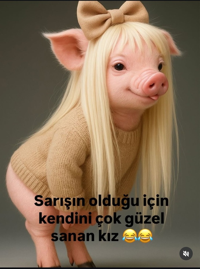 Bazi sarişin kızlar neden kendini herkesten daha güzel sanıyor sizce?