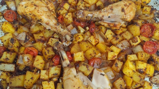 Patates tava yaptım, sosunu ve baharatlarını nasıl buldunuz lezzetli mi?