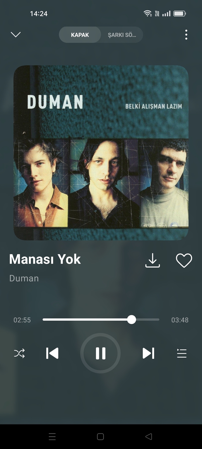 Tam şu an hangi şarkıyı dinliyorsunuzzz?
