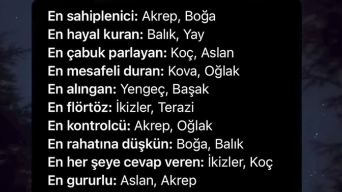 Burçların en aşırıları?
